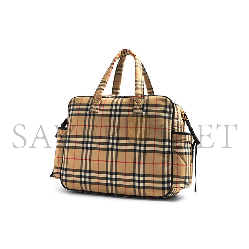 Bv*b*rry quilted nylon baby changing bag (42*30*18cm)
